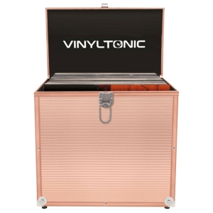 Vinyl Tonic - Rose Gold Lp Case (With Cloth & 10Pk Sleeves) in der Gruppe UNSERE TIPPS / Vinyltonic bei Bengans Skivbutik AB (5635810)