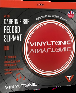 Vinyl Tonic - Carbon Fibre Slipmat (Red) in der Gruppe UNSERE TIPPS / Vinyltonic bei Bengans Skivbutik AB (5635817)
