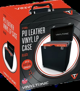 Vinyl Tonic - Pu Leather Lp Case Black in der Gruppe UNSERE TIPPS / Vinyltonic bei Bengans Skivbutik AB (5635821)