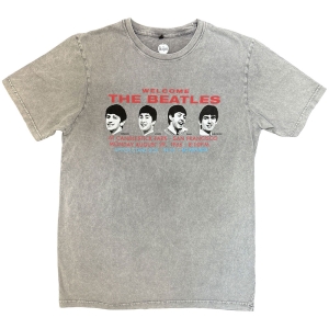 Beatles  - Candlestock Park Heads Stone Wash Uni Grey T-Shirt in der Gruppe MERCHANDISE / T-shirt / Pop-Rock bei Bengans Skivbutik AB (5637606r)