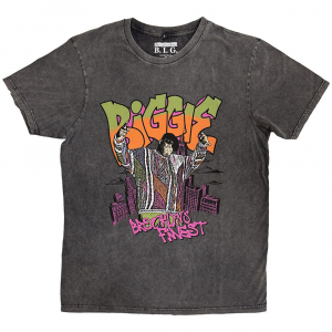 Biggie - Cartoon Graffiti Stone Wash Uni Char T-Shirt in der Gruppe MERCHANDISE / T-shirt / Hip Hop-Rap bei Bengans Skivbutik AB (5637609r)
