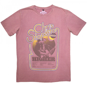 Chris Stapleton - Higher Stone Wash Uni Kashmir Red T-Shirt in der Gruppe MERCHANDISE / T-shirt / Country bei Bengans Skivbutik AB (5637610r)