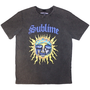 Sublime - Sun Logo Stone Wash Uni Char T-Shirt in der Gruppe MERCHANDISE / T-shirt / Punk bei Bengans Skivbutik AB (5637637r)