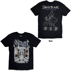 Ghost - Skeleta Album Cover 25 Tour Dates Uni Bl T-Shirt in der Gruppe MERCHANDISE / T-shirt / Hårdrock bei Bengans Skivbutik AB (5637705r)