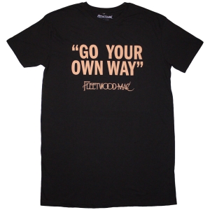 Fleetwood Mac - Go Your Own Way Lady Bl T-Shirt Dress in der Gruppe MERCHANDISE / T-shirt / Pop-Rock bei Bengans Skivbutik AB (5637947r)
