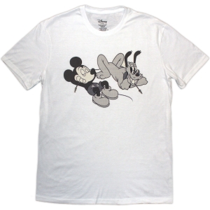 Disney - Mickey & Pluto Relax Uni Wht T-Shirt in der Gruppe MERCHANDISE / T-shirt / Film-Musikal bei Bengans Skivbutik AB (5637950r)