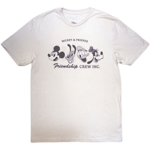 Disney - Mm Friendship Crew Inc Uni Natrl T-Shirt in der Gruppe MERCHANDISE / T-shirt / Film-Musikal bei Bengans Skivbutik AB (5637952r)