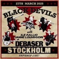 Black Devils With Janne Louhivuori - Debaser Stockholm in der Gruppe CD / Kommande / Pop-Rock bei Bengans Skivbutik AB (5638038)