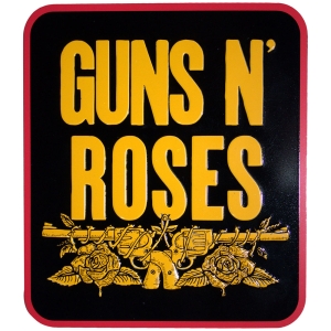 Guns N Roses - Stacked Black Magnet in der Gruppe MERCHANDISE / Merch / Hårdrock bei Bengans Skivbutik AB (5638283)