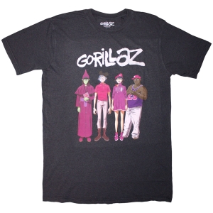 Gorillaz - Cracker Island Standing Group Uni Bl T-Shirt (2XL) in der Gruppe MERCHANDISE / T-shirt / Pop-Rock bei Bengans Skivbutik AB (5638334)