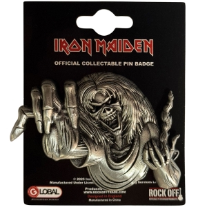 Iron Maiden - Number Of The Beast Eddie Pin Badge in der Gruppe MERCHANDISE / Merch / Hårdrock bei Bengans Skivbutik AB (5638420)