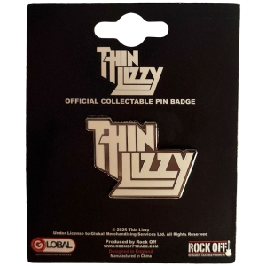 Thin Lizzy - Logo Pin Badge in der Gruppe MERCHANDISE / Merch / Hårdrock bei Bengans Skivbutik AB (5638425)