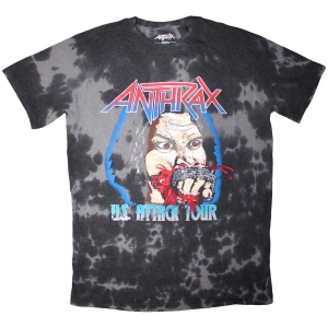 Anthrax - Fistful Of Metal Uni Bl Dip-Dye T-Shirt in der Gruppe MERCHANDISE / T-shirt / Hårdrock bei Bengans Skivbutik AB (5638729r)