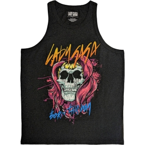 Lady Gaga - Skull Uni Char Tank T-Shirt in der Gruppe MERCHANDISE / T-shirt / Pop-Rock bei Bengans Skivbutik AB (5638752r)