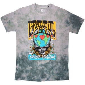 Grateful Dead - Forever Grateful Uni Green Dip-Dye T-Shirt in der Gruppe MERCHANDISE / T-shirt / Pop-Rock bei Bengans Skivbutik AB (5638755r)