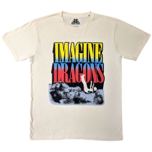 Imagine Dragons - Falling Clouds Uni Natrl T-Shirt in der Gruppe MERCHANDISE / T-shirt / Pop-Rock bei Bengans Skivbutik AB (5638756r)