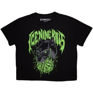 Ice Nine Kills - Wolf Lady Bl Crop Top in der Gruppe MERCHANDISE / T-shirt / Hårdrock bei Bengans Skivbutik AB (5638758r)
