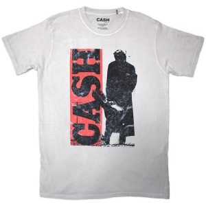 Johnny Cash - Bold Silhouette Uni Natrl T-Shirt in der Gruppe MERCHANDISE / T-shirt / Country bei Bengans Skivbutik AB (5638759r)