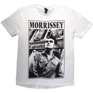 Morrissey - Maurice B&W Uni Wht T-Shirt in der Gruppe MERCHANDISE / T-shirt / Pop-Rock bei Bengans Skivbutik AB (5638772r)