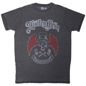 Motley Crue - Skull Wings Uni Bl Dip-Dye T-Shirt in der Gruppe MERCHANDISE / T-shirt / Hårdrock bei Bengans Skivbutik AB (5638775r)
