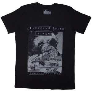 Sleeping With Sirens - Complete Collapse Uni Bl T-Shirt in der Gruppe MERCHANDISE / T-shirt / Punk bei Bengans Skivbutik AB (5638798r)