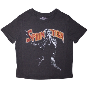 Bruce Springsteen - Stage Pose Lady Bl Crop Top in der Gruppe MERCHANDISE / T-shirt / Pop-Rock bei Bengans Skivbutik AB (5638804r)