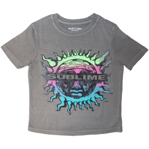 Sublime - Gradient Sun Lady Grey Crop Top in der Gruppe MERCHANDISE / T-shirt / Punk bei Bengans Skivbutik AB (5638805r)