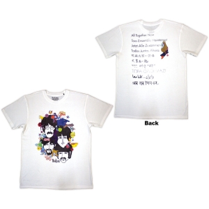 Beatles - Yellow Submarine Heads Collage/Atn Uni Wht T-Shirt in der Gruppe MERCHANDISE / T-shirt / Pop-Rock bei Bengans Skivbutik AB (5638814r)