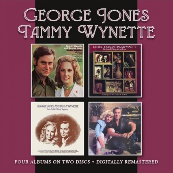 George Jones & Tammy Wynette - Four Albums in der Gruppe CD / Bestseller bei Bengans Skivbutik AB (5639238)