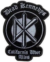 Dead Kennedys - Patch California Uber Alles B&W (8, in der Gruppe MERCHANDISE / Accessoarer / Pop-Rock bei Bengans Skivbutik AB (5639246)