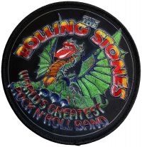 Rolling Stones - Patch Dragon Circle (10,2 Cm) in der Gruppe MERCHANDISE / Stoffaufnäher / Pop-Rock bei Bengans Skivbutik AB (5639252)