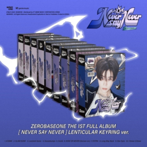 Zerobaseone - Never Say Never (Lenticular Keyring Ver.) (Random Ver.) in der Gruppe MERCHANDISE / Merch+Code / Kommande / K-Pop bei Bengans Skivbutik AB (5639290)