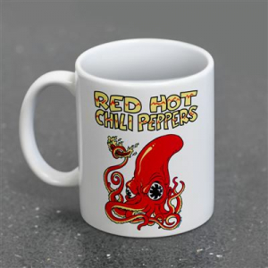 Red Hot Chili Peppers - Squid White Pod Mug in der Gruppe MERCHANDISE / Merch / Pop-Rock bei Bengans Skivbutik AB (5639321)