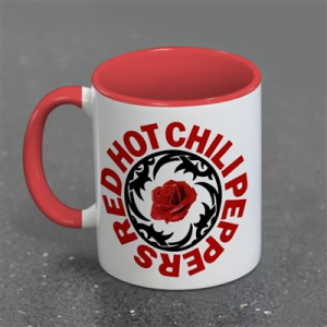 Red Hot Chili Peppers - Logo Stamp Red Coloured Inner Pod Mug in der Gruppe MERCHANDISE / Merch / Pop-Rock bei Bengans Skivbutik AB (5639337)