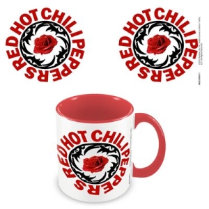 Red Hot Chili Peppers - Logo Stamp Red Coloured Inner Pod Mug in der Gruppe MERCHANDISE / Merch / Pop-Rock bei Bengans Skivbutik AB (5639337)