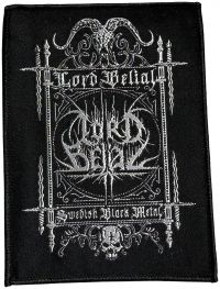 Lord Belial - Patch Swedish Black Metal (13,5 X 1 in der Gruppe MERCHANDISE / Accessoarer / Kommande / Hårdrock bei Bengans Skivbutik AB (5639485)