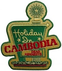 Dead Kennedys - Patch Holiday In Cambodia (11,4 X 1 in der Gruppe MERCHANDISE / Accessoarer / Pop-Rock bei Bengans Skivbutik AB (5639488)