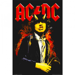 Ac/Dc - Horns Blacklight 91,5 X 61 Cm in der Gruppe MERCH bei Bengans Skivbutik AB (5640248)