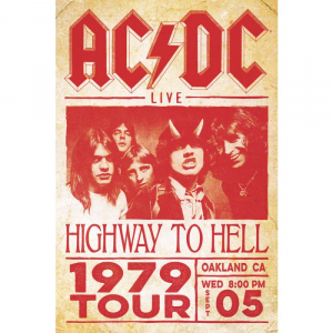 Ac/Dc - Concert 1979 91,5 X 61 Cm in der Gruppe BW-Poster bei Bengans Skivbutik AB (5640249)