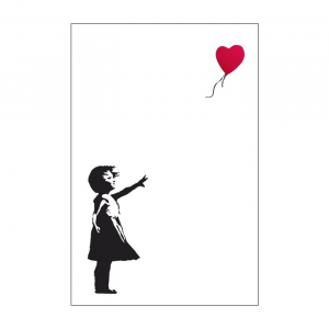 Bansky - Balloon Girl 91,5 X 61 Cm in der Gruppe BW-Poster bei Bengans Skivbutik AB (5640258)