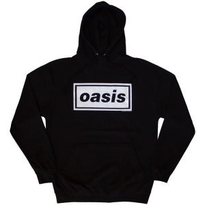 Oasis - Decca Logo Uni Bl Hoodie in der Gruppe MERCHANDISE / Kapuzenpullover / Pop-Rock bei Bengans Skivbutik AB (5640519r)