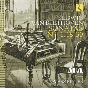 Ludwig Van Beethoven - Sonatas Nos. 1, 18 & 30 in der Gruppe CD / Kommande / Klassiskt bei Bengans Skivbutik AB (5640638)