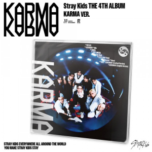 Stray Kids - Karma (Random Ver.) + Random Photocard (Fans Shop) in der Gruppe Minishops / K-Pop Minishops / Stray Kids bei Bengans Skivbutik AB (5641653)