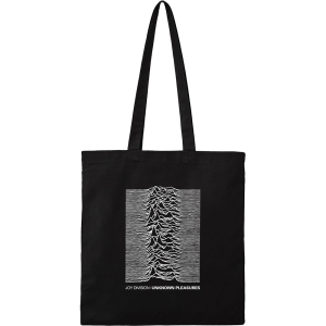 Joy Division - Unknown Pleasures Tote Bag in der Gruppe MERCHANDISE / Merch / Pop-Rock bei Bengans Skivbutik AB (5641725)