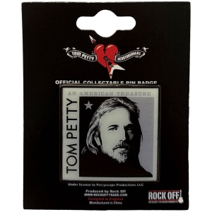 Tom Petty - American Treasure Pin Badge in der Gruppe MERCHANDISE / Merch / Pop-Rock bei Bengans Skivbutik AB (5641734)