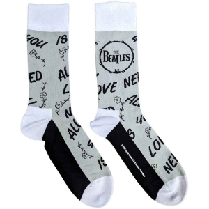 Beatles  - Aynil & Drum Uni Grey Socks (Eu 36-40) in der Gruppe MERCHANDISE /  /  bei Bengans Skivbutik AB (5641742)