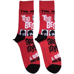 Beatles  - A Hard Day's Night Uni Red Socks (Eu 36-40) in der Gruppe MERCHANDISE /  /  bei Bengans Skivbutik AB (5641755)