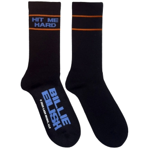 Billie Eilish - Hit Me Hard & Soft Uni Bl Socks (Eu 36-40) in der Gruppe MERCHANDISE / Strumpor / Pop-Rock bei Bengans Skivbutik AB (5641760)