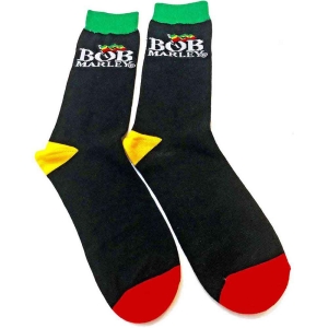 Bob Marley - Logo Uni Bl Socks (Eu 36-40) in der Gruppe MERCHANDISE /  /  bei Bengans Skivbutik AB (5641762)