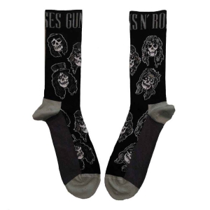 Guns N Roses - Skulls Band Monochrome Uni Bl Socks (Eu 36-40) in der Gruppe MERCHANDISE /  /  bei Bengans Skivbutik AB (5641775)